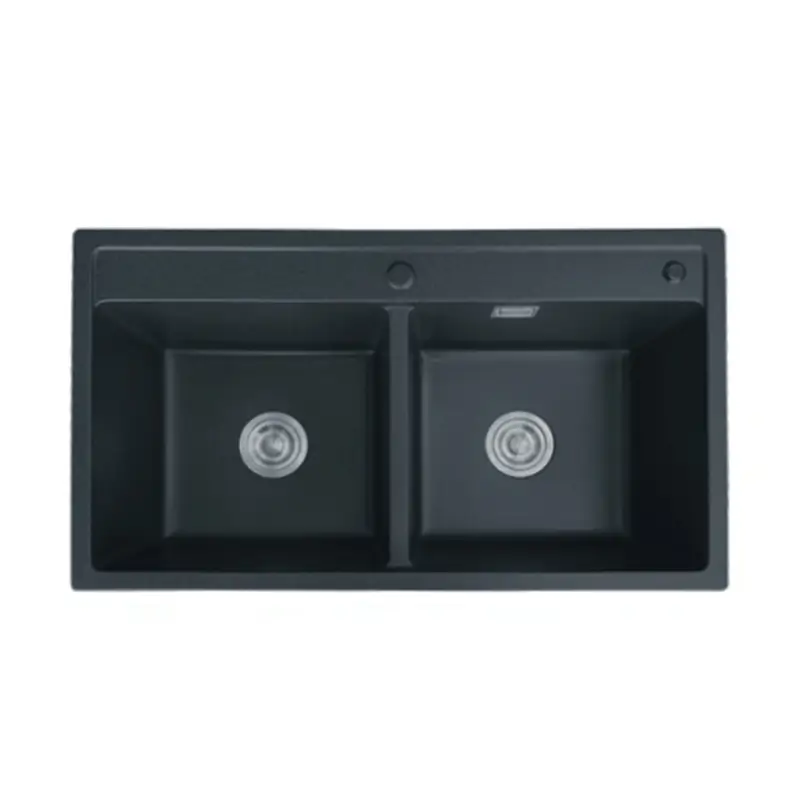 50/50 Double Bowl Topmount Granite Composite Sink 